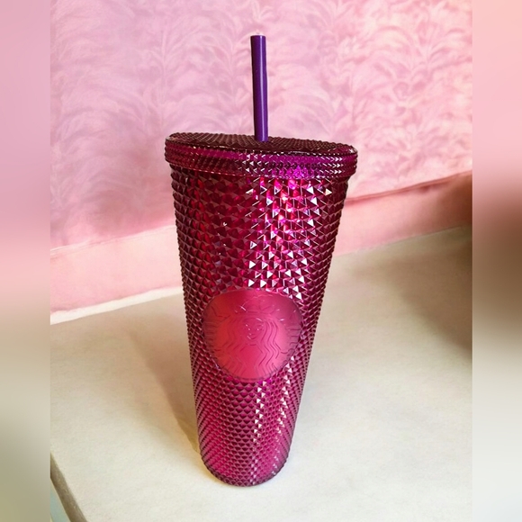 🍇Starbucks Fall 2022 BERRY BLING Studded Tumbler Venti 24oz, Starbucks - Picture 1 of 5